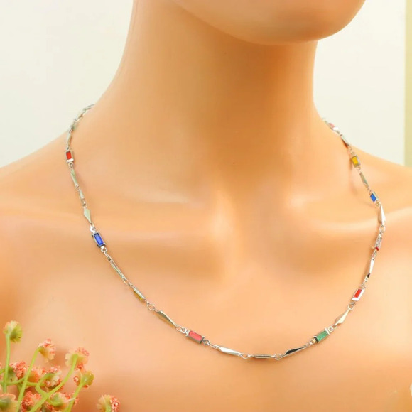 "New Beautiful Design Necklace Chain for Women/Girls, Gift, N600 - Picture 3 of 10